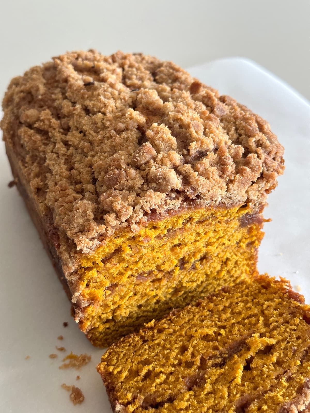 Cinnamon Swirl Pumpkin Streusel Loaf
