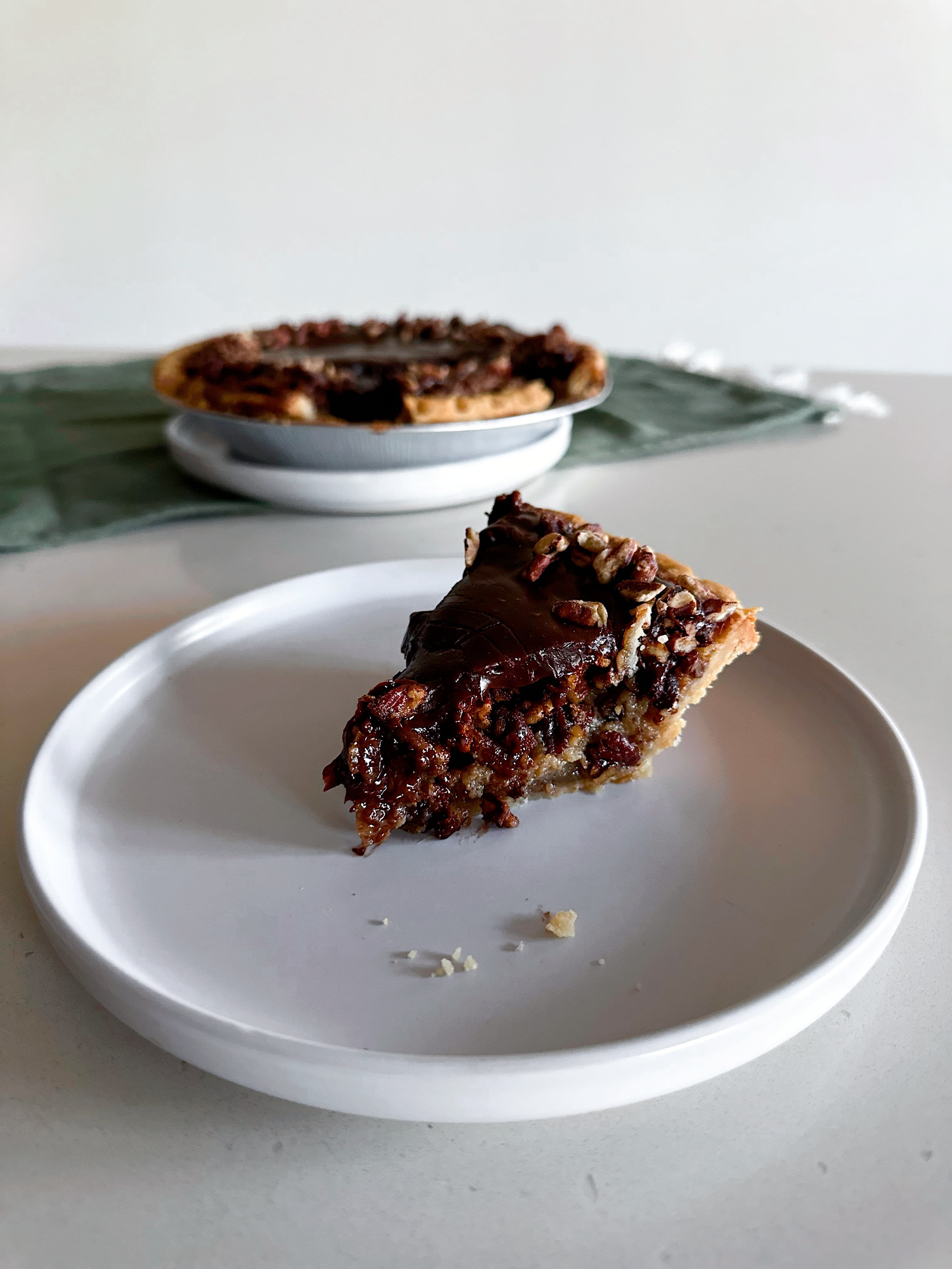 Chocolate Bourbon Pecan Pie