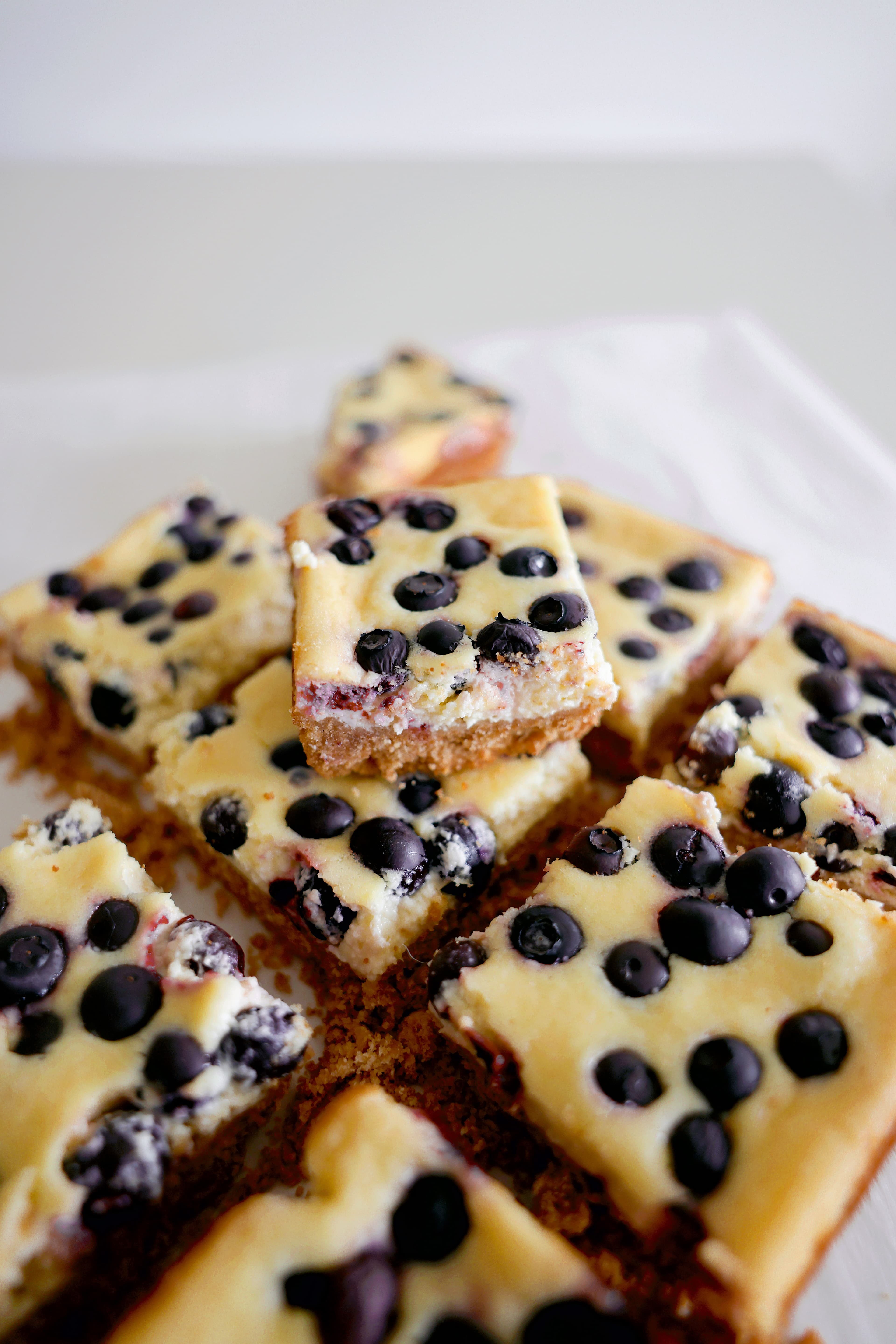 Lemon Blueberry Cheesecake Bars