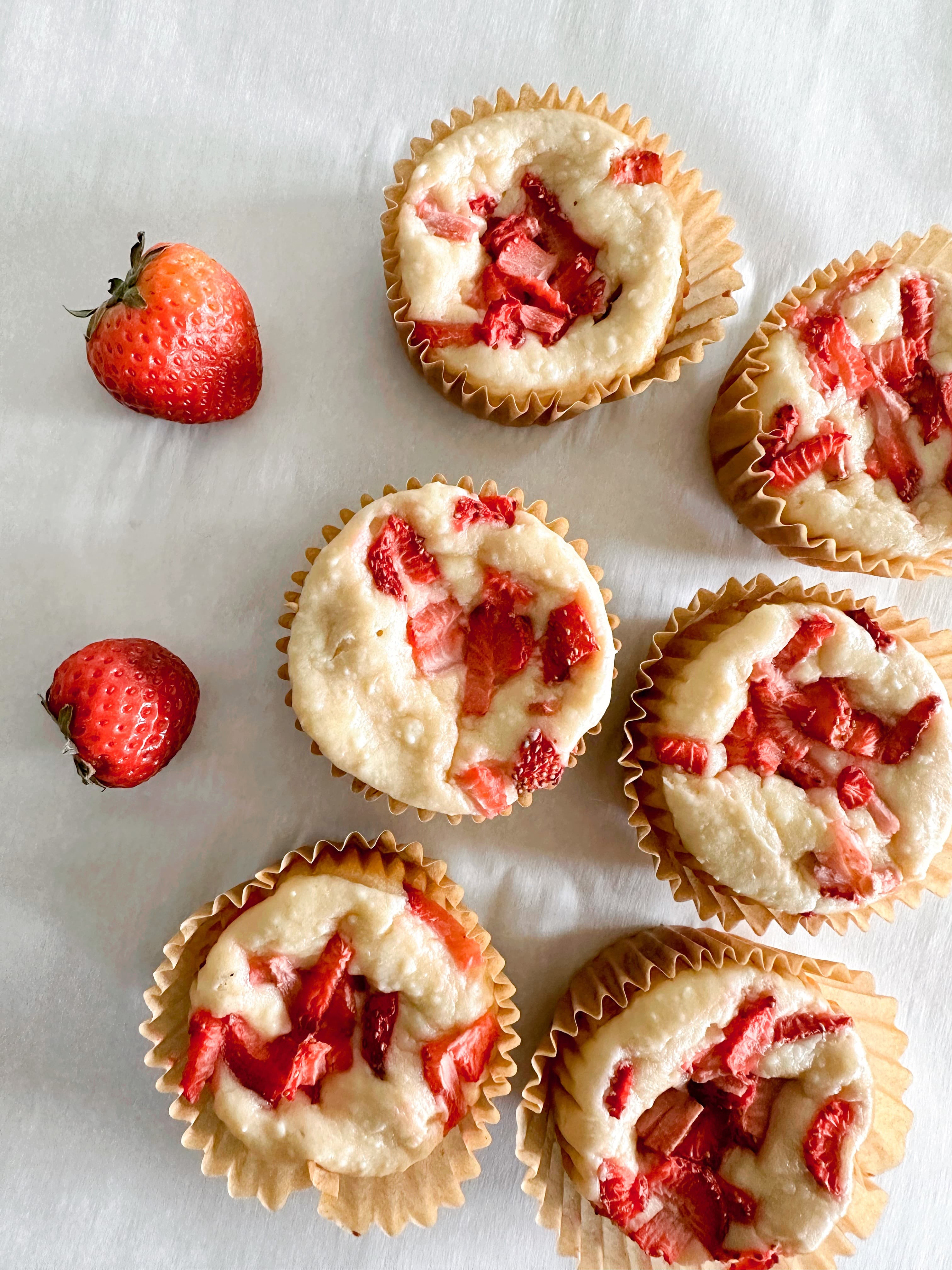 Strawberry Cheesecake Muffins