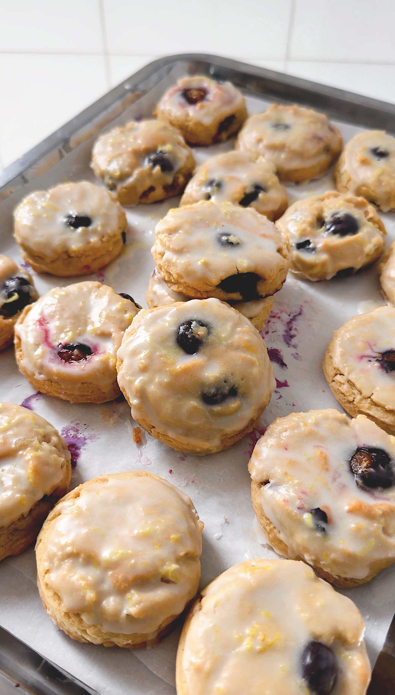 Lemon Blueberry Cookies