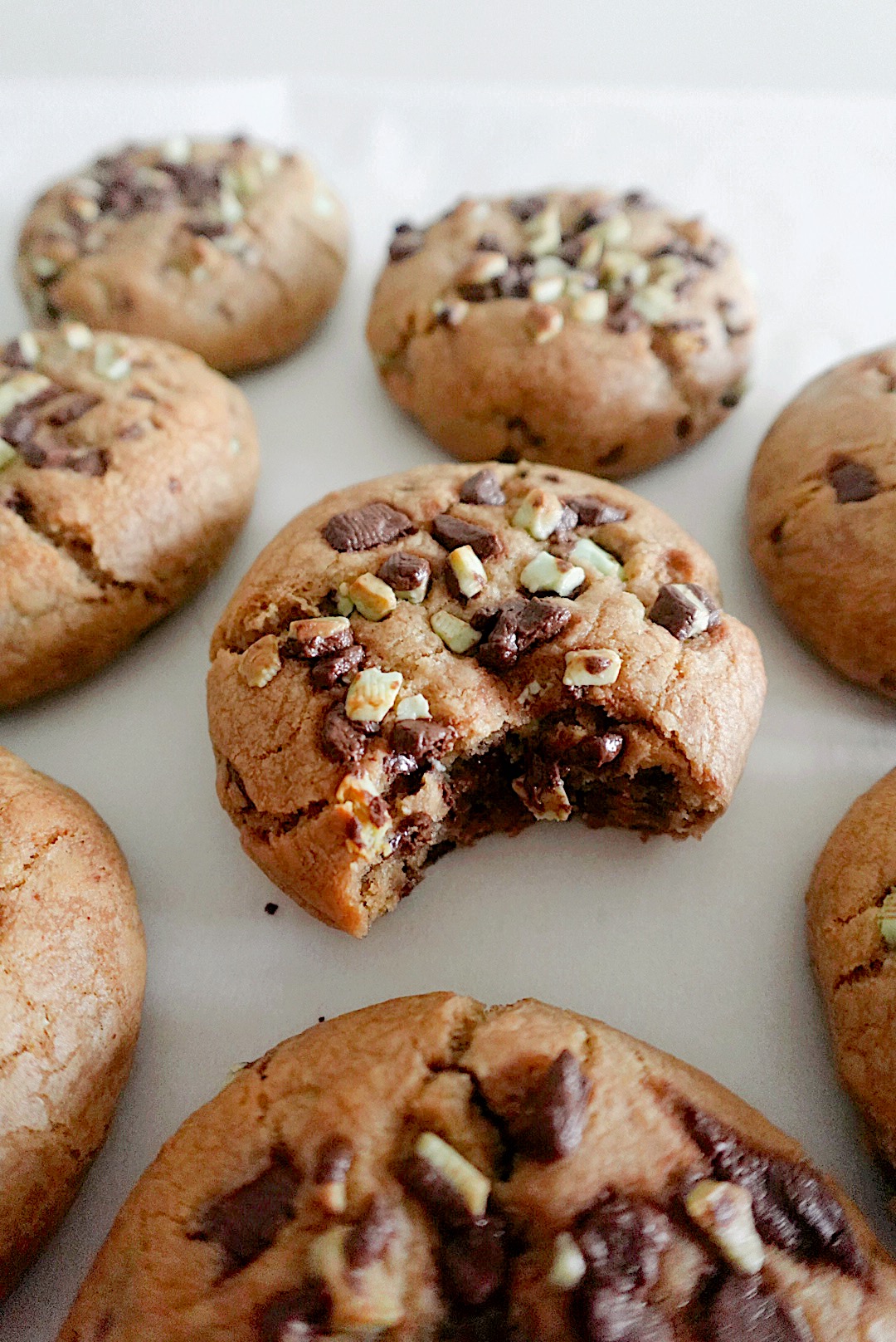 Andes Chocolate Mint Chip Cookies
