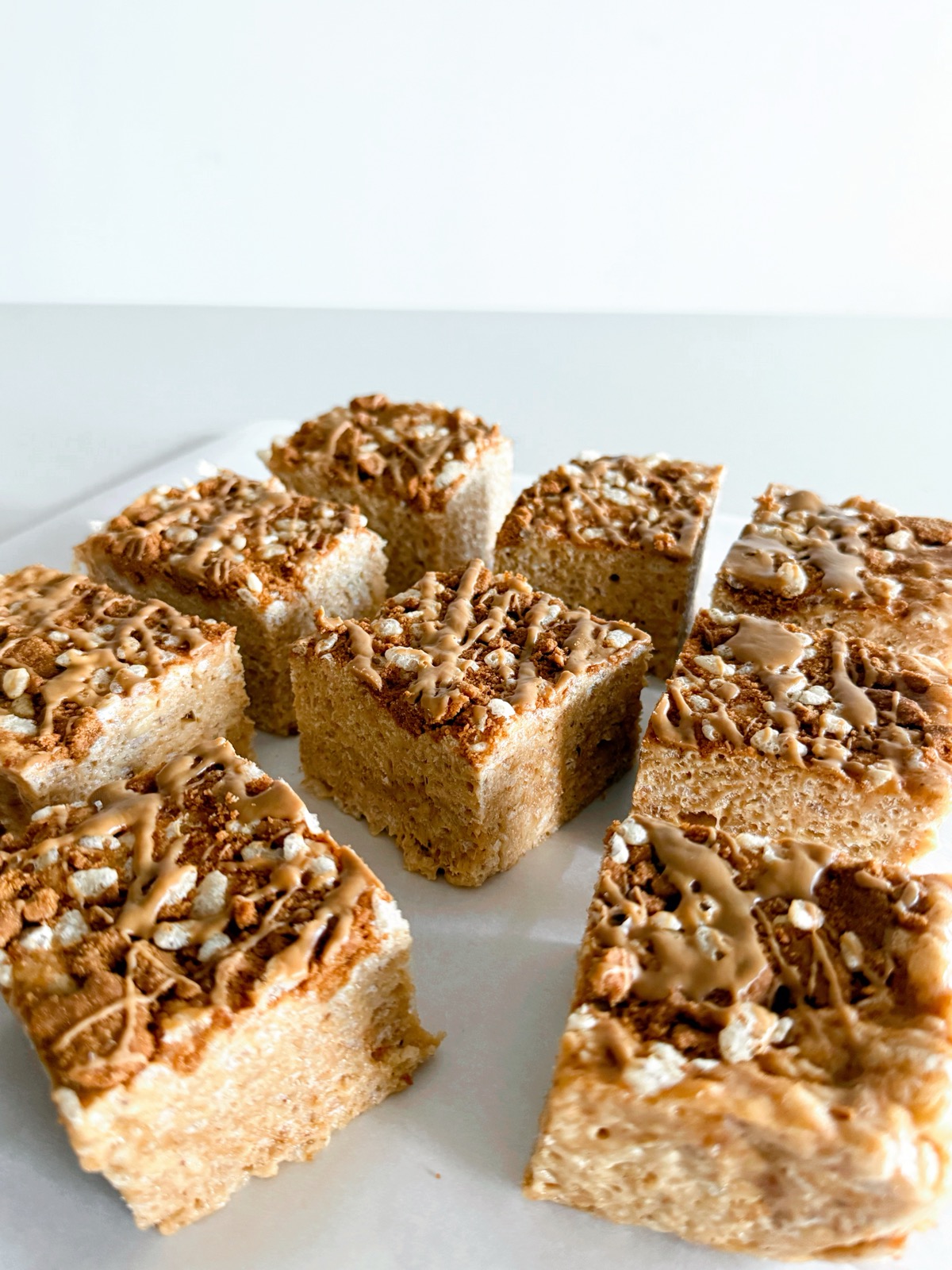 Biscoff Cookie Butter Rice Krispy Treats