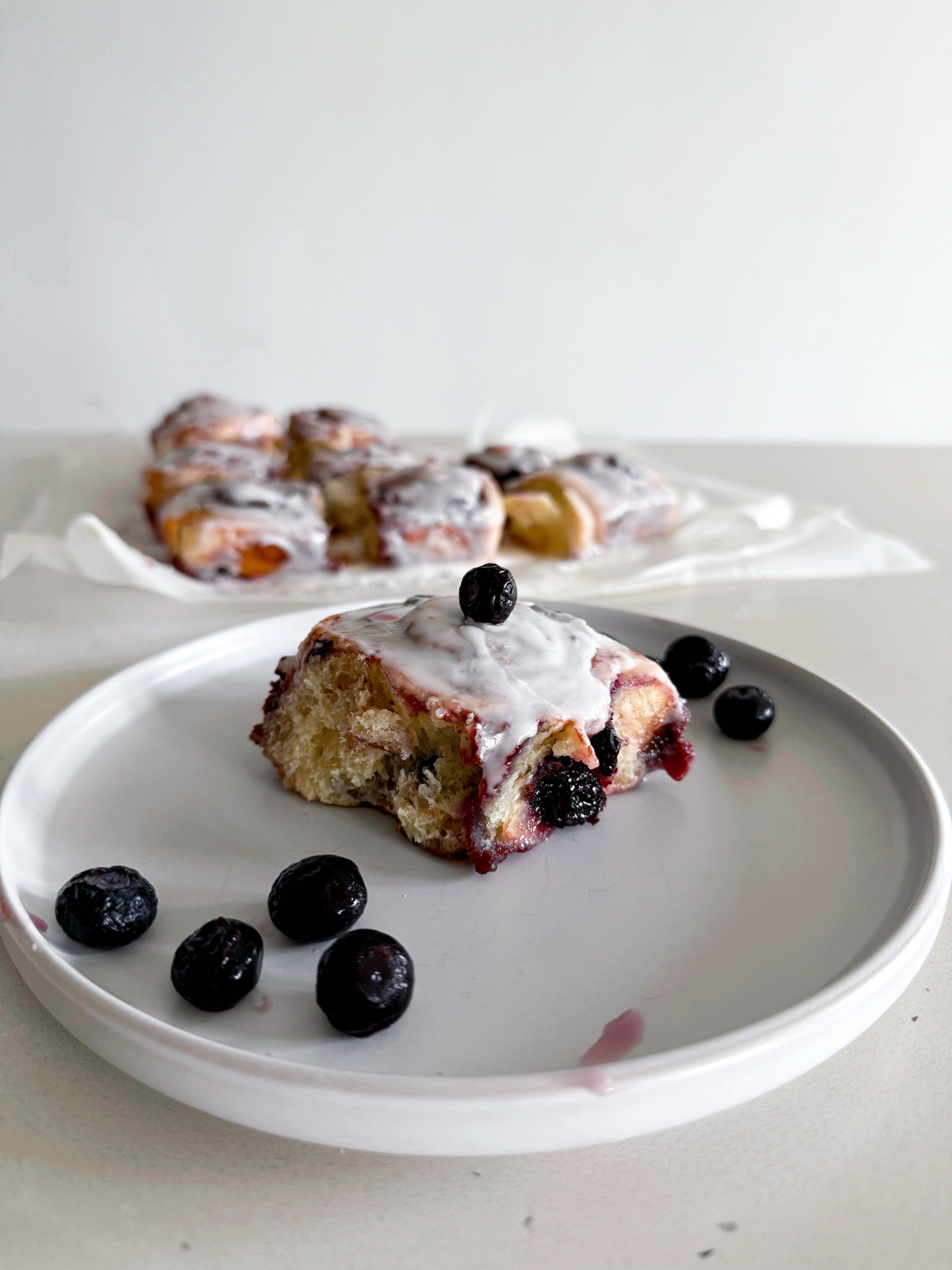 Blueberry Lemon Cinnamon Rolls