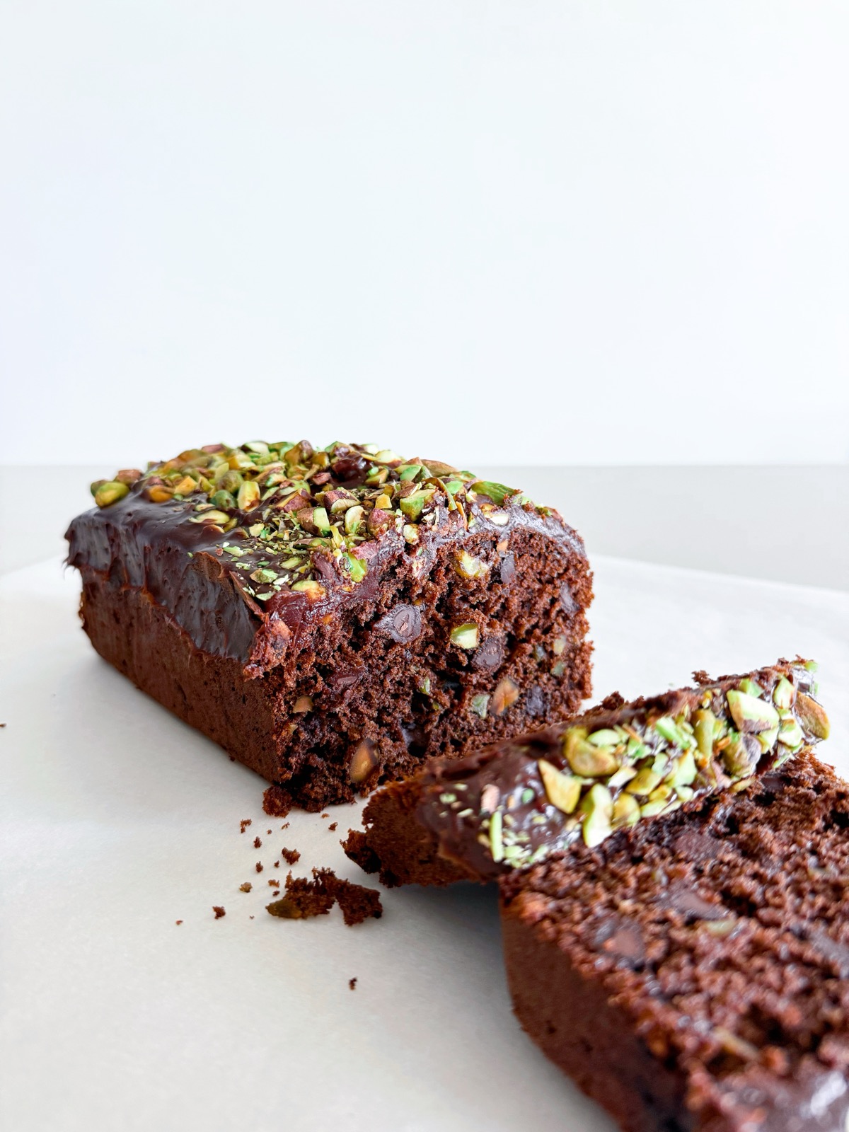 Chocolate Pistachio Banana Bread