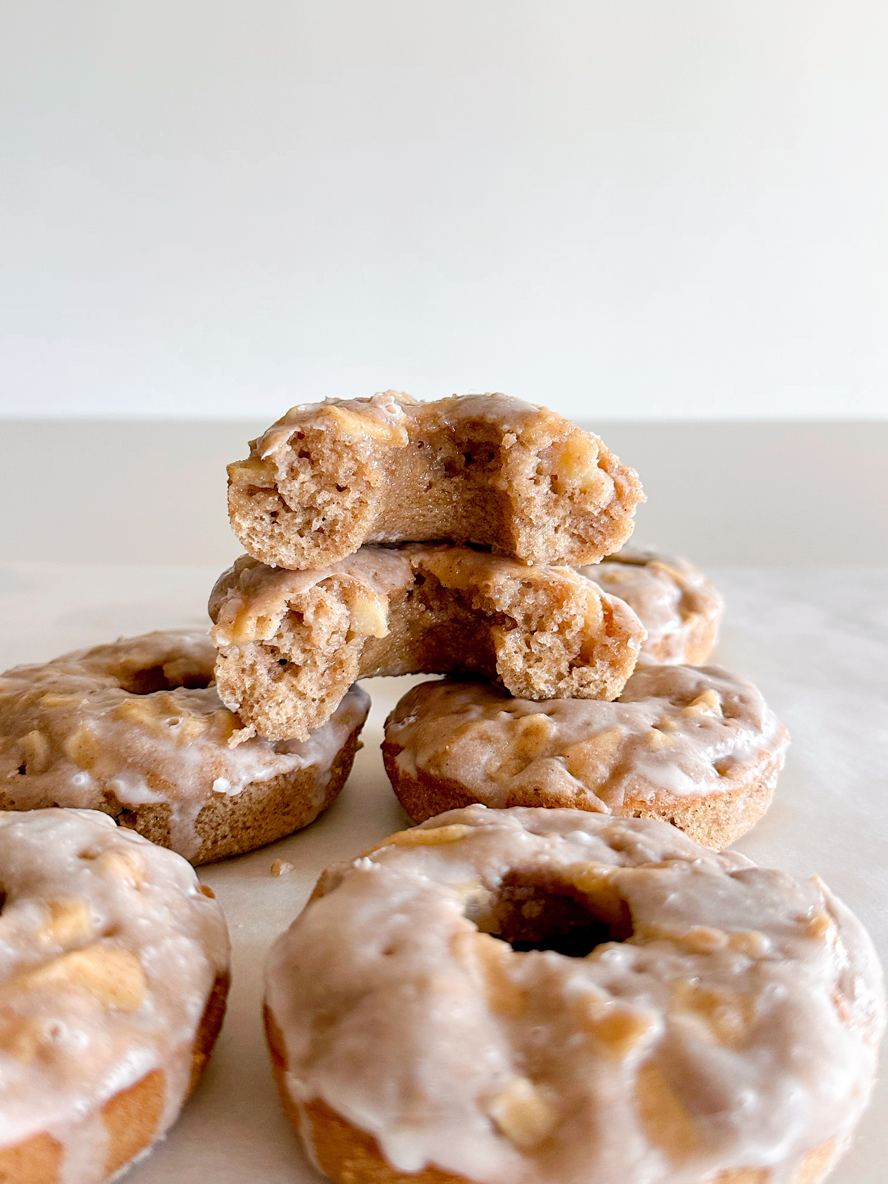 Cinnamon Apple Baked Donuts