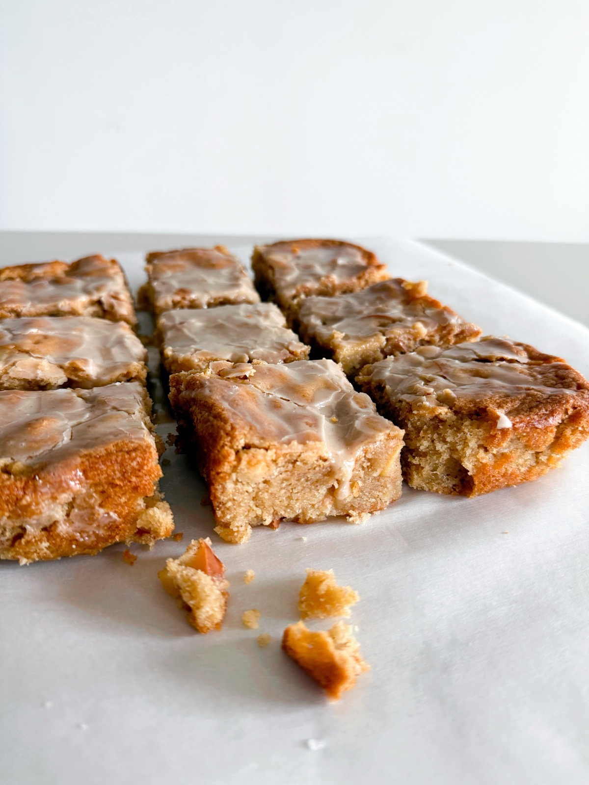 Maple Apple Blondies