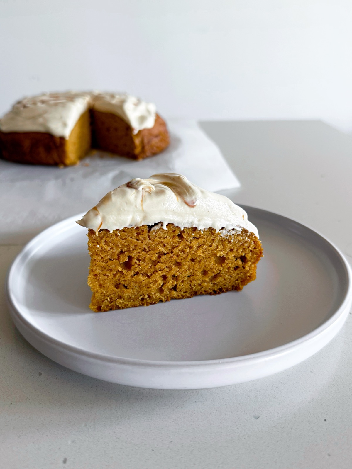 Salted Caramel Banana Cake