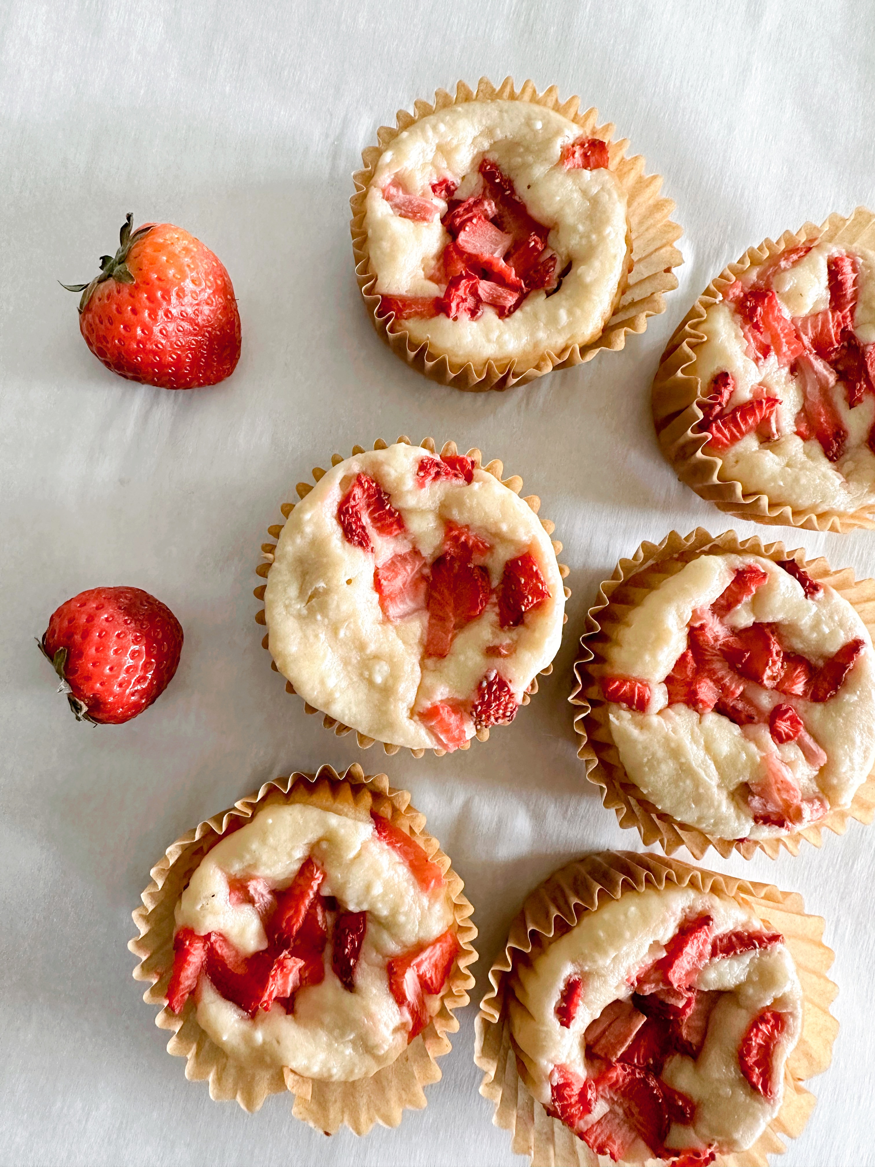 Strawberry Cheesecake Muffins