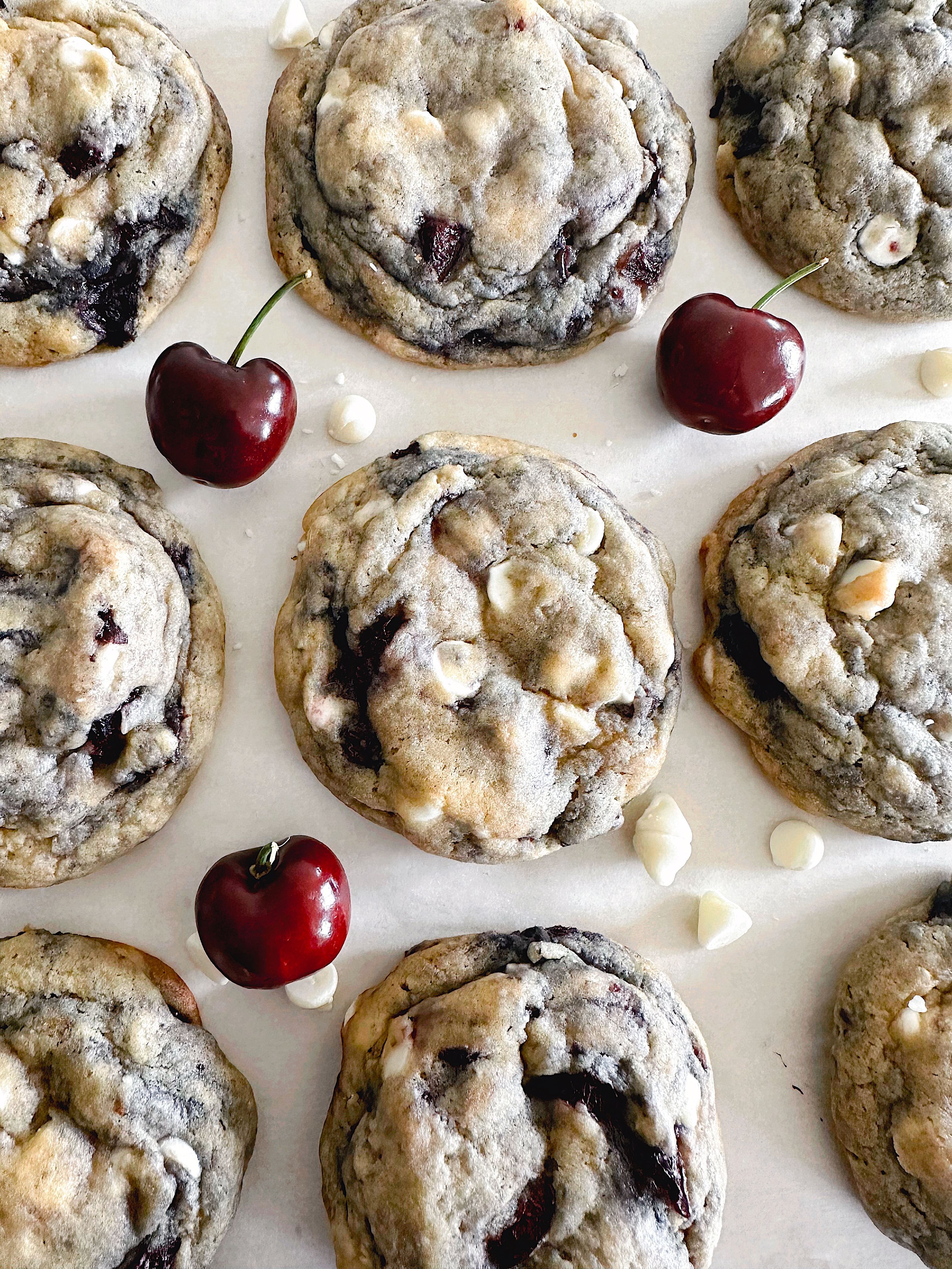 White Chocolate Chip Cherry Cookies