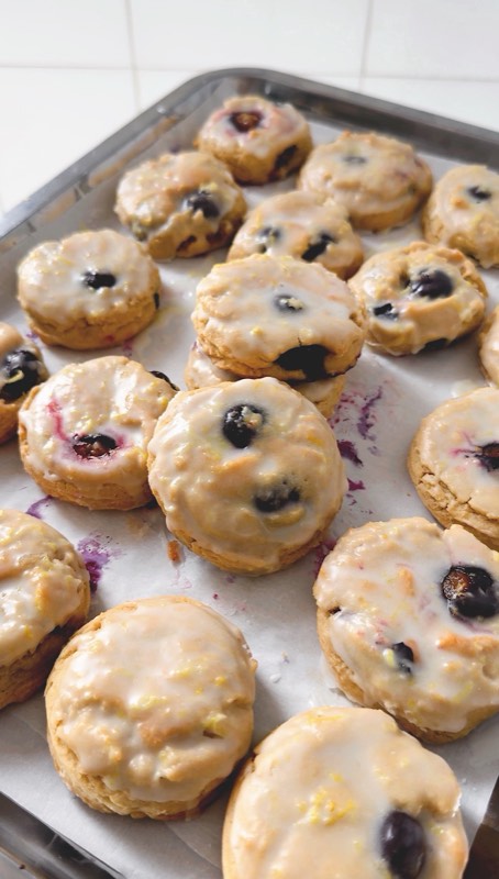 Lemon Blueberry Cookies
