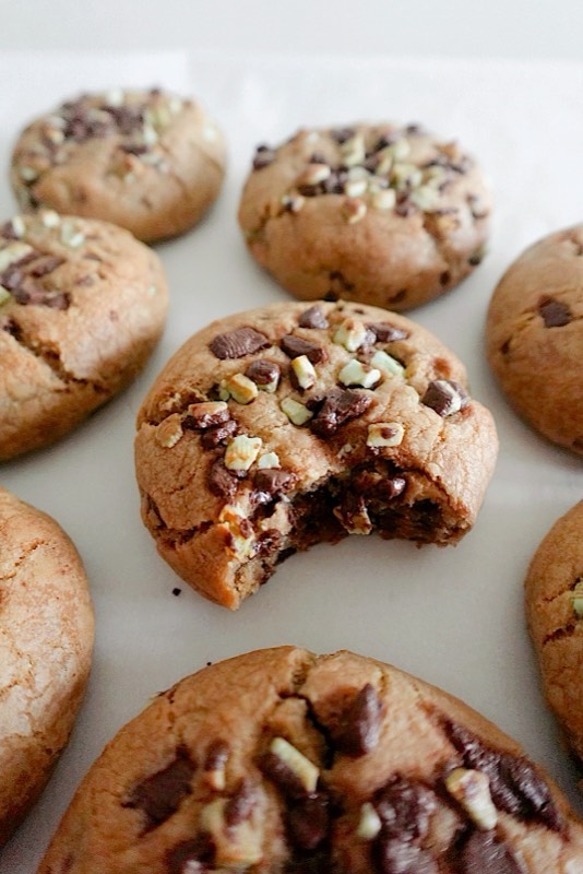 Andes Chocolate Mint Chip Cookies