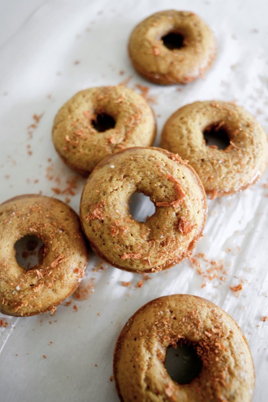 Baked Carrot Cake Donuts