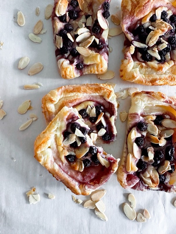 Blueberry Almond Danish