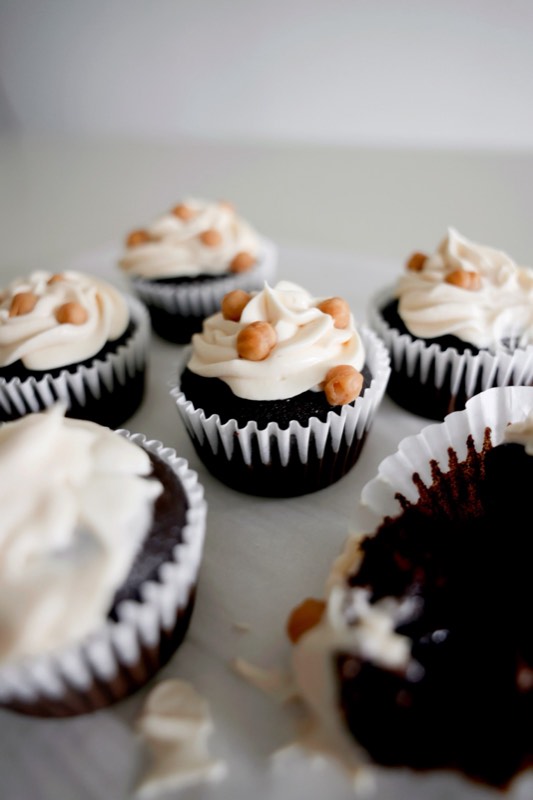Chocolate  Caramel Cupcakes