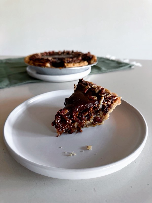 Chocolate Bourbon Pecan Pie