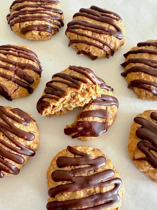 Chocolate Espresso Oatmeal Cookies