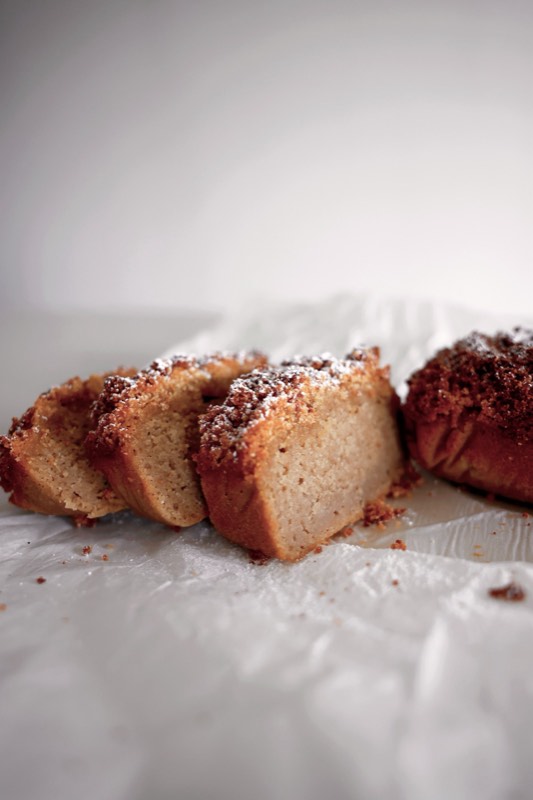 Cold Brew Streusel Loaf Cake