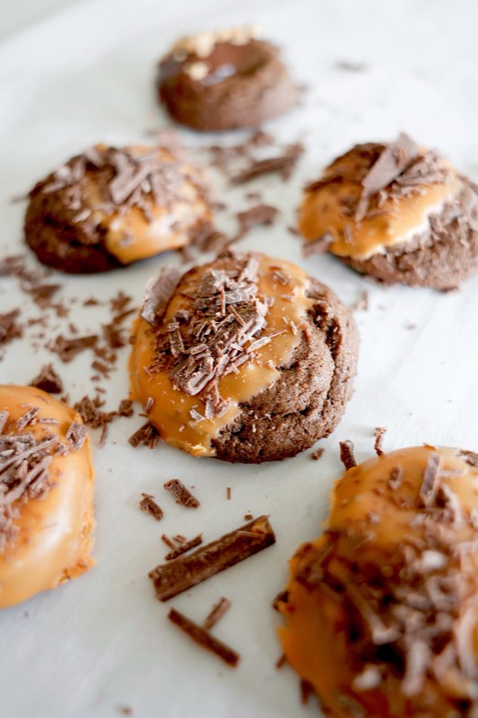 Dark Chocolate Butterscotch Cookies