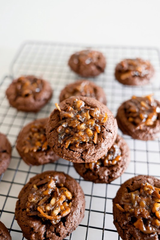 German Chocolate Cake Cookies