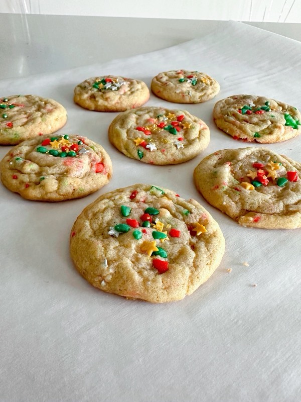 Holiday Sprinkle Cookies
