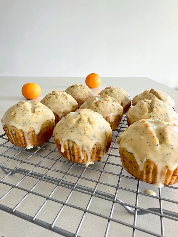 Mandarin Orange Poppyseed Muffins