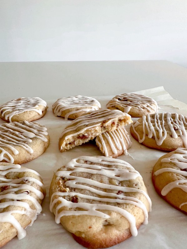Maple Pecan Brown Sugar Cookies