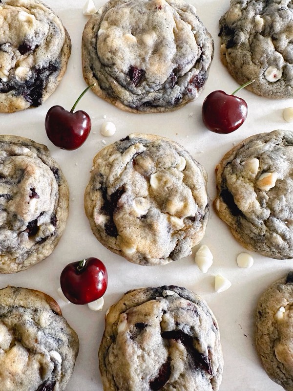 White Chocolate Chip Cherry Cookies
